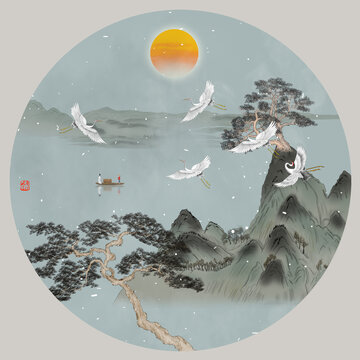 國(guó)畫山水畫