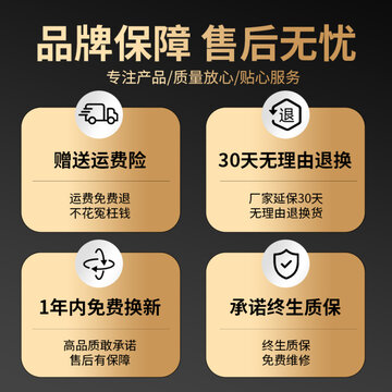 品牌保障售后無憂模塊