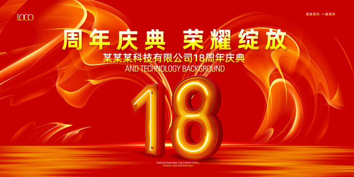 18周年