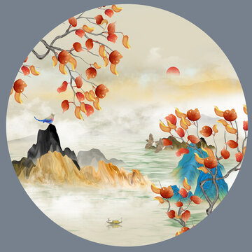 紅葉山水