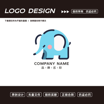 大象logo標志