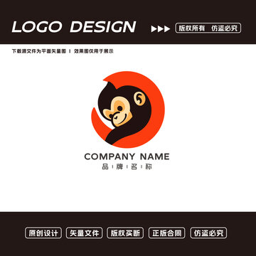 猴子logo
