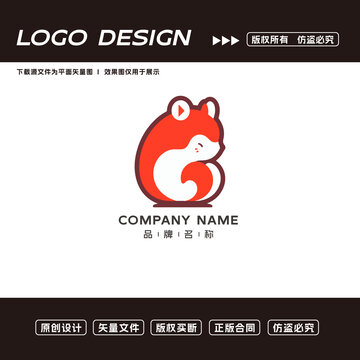 松鼠logo標(biāo)志
