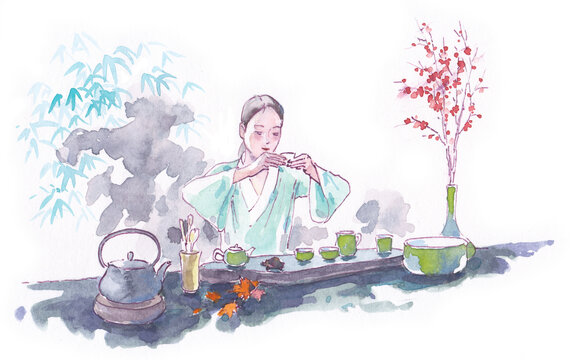 茶道敬茶