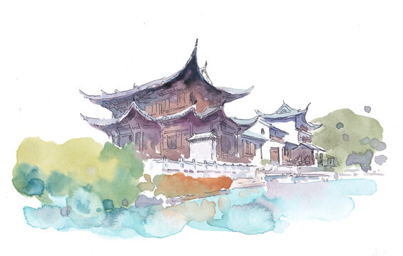云南騰沖和順古鎮(zhèn)