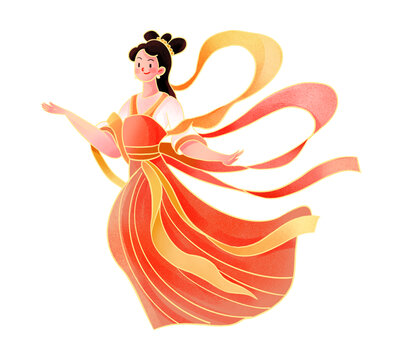 國潮中式中秋節(jié)插畫