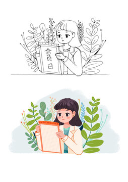 美女醫(yī)生手繪