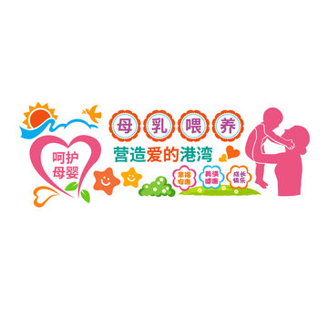 母乳喂養(yǎng)宣傳墻