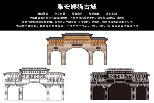 雅安熊貓古城