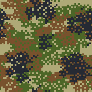 軍綠迷彩圖案