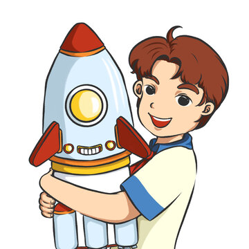 抱火箭的少年