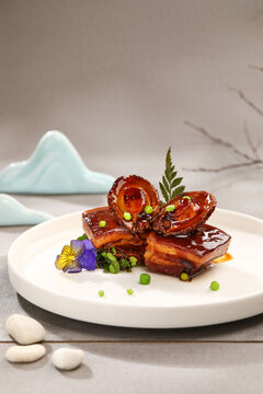 鮑魚東坡肉