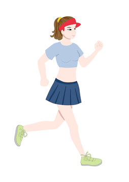奔跑的女孩