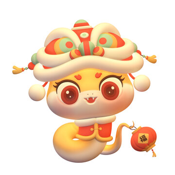 蛇年卡通蛇