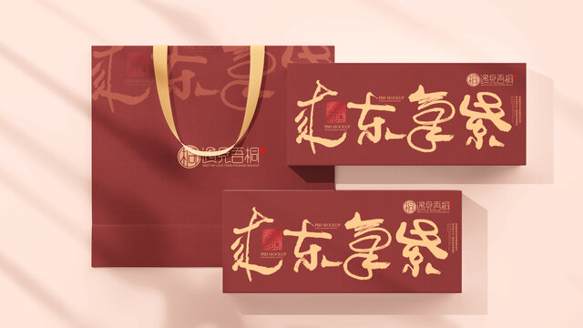 盒子樣機手提袋樣機