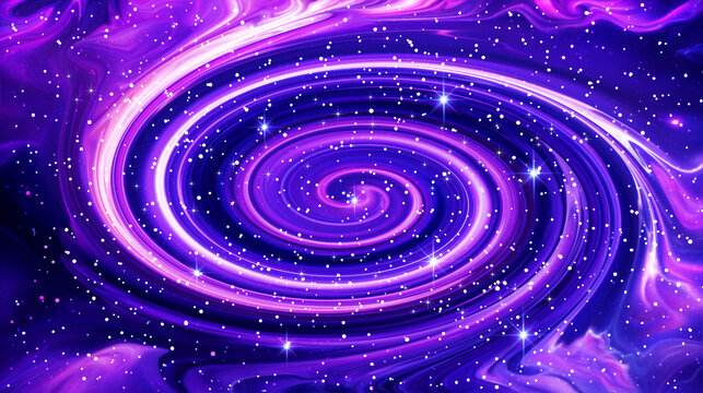 紫色星空旋渦軟膜