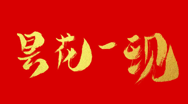 曇花一現(xiàn)