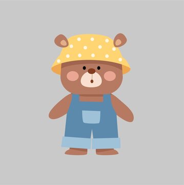 可愛小熊矢量