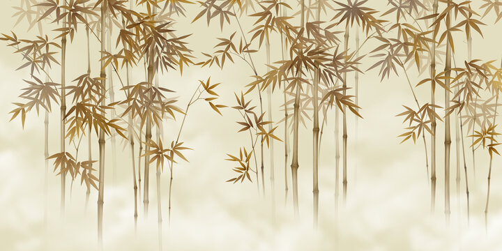 新中式意境竹林