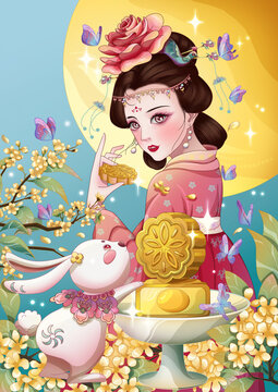 中秋插畫