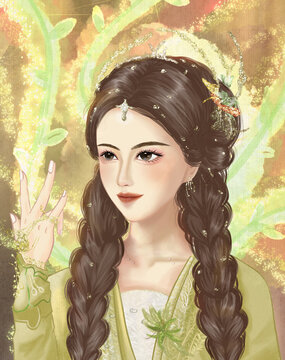 狐妖小紅娘人物古風(fēng)插圖