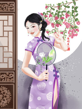 旗袍美女