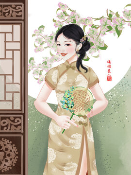 旗袍美女