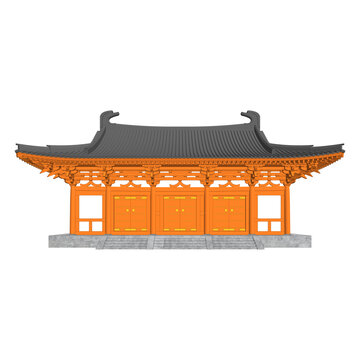 唐式歇山殿堂