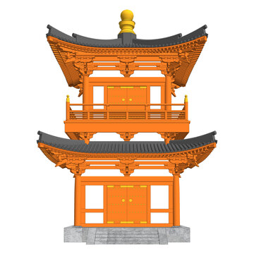 唐式鐘鼓樓
