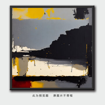色彩涂鴉抽象油畫(huà)