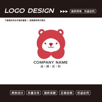 小熊logo標(biāo)志