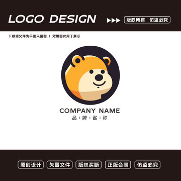 小熊logo標(biāo)志