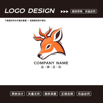 鹿logo標(biāo)志