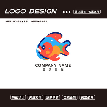 小魚logo標(biāo)志