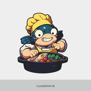 卡通魚火鍋