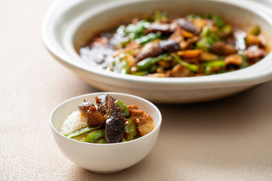 海參小炒肉佐茉莉香米