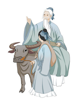 騎著牛的老子
