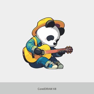 熊貓彈吉他