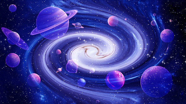 宇宙星空星球頂