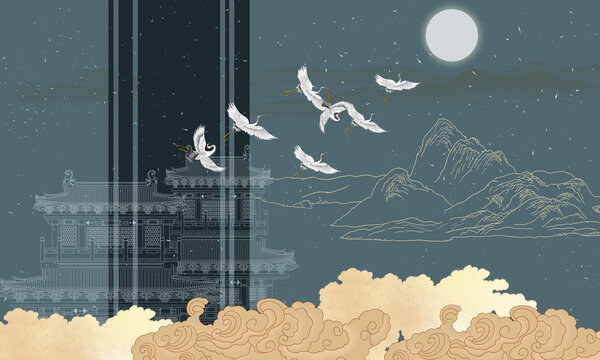 柵格山水畫
