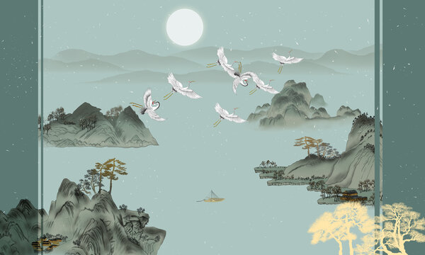 古風(fēng)山水畫