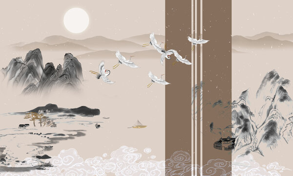 柵格山水畫