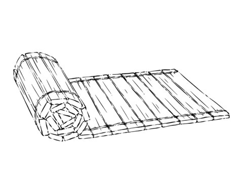 竹簡(jiǎn)線稿