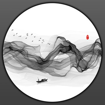 水墨山水
