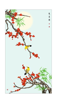 雙雀圖