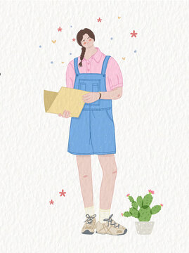 每日穿搭多巴胺穿搭女孩