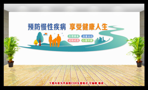 預(yù)防慢性疾病文化墻