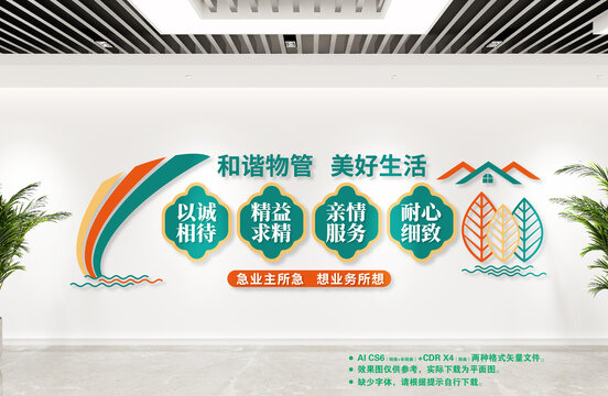 物業(yè)文化墻物業(yè)形象墻