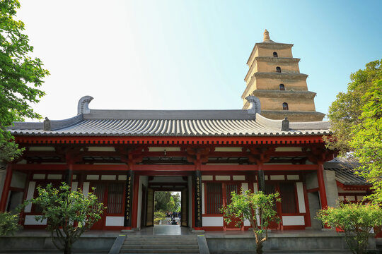 中國佛教寺院西安大慈恩寺