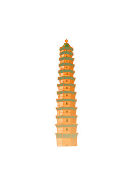 塔國潮插畫元素